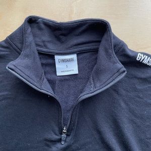 Gymshark half zip cropped pullover